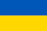 Flag of Ukraine: blue on top, yellow on bottom